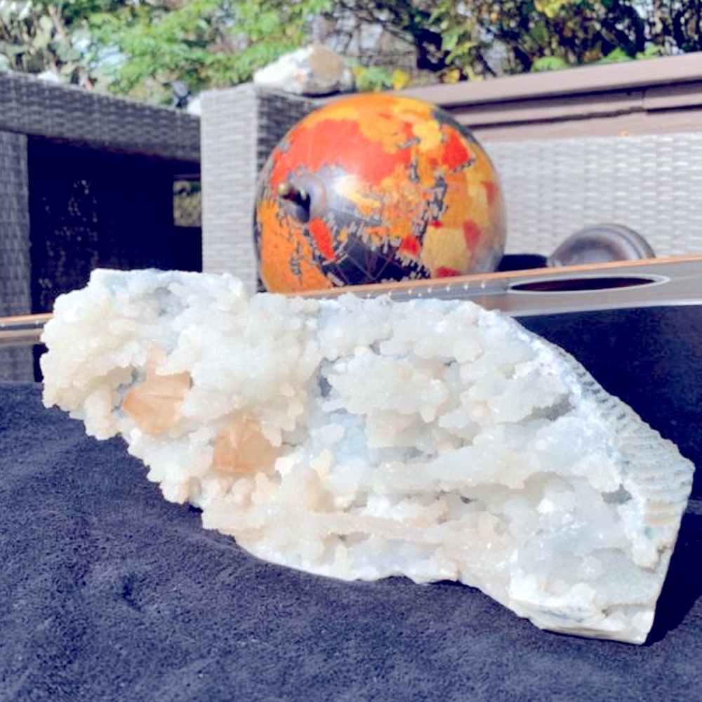 Glitter Chalcedony Stalactites &Calcite Love ❤️